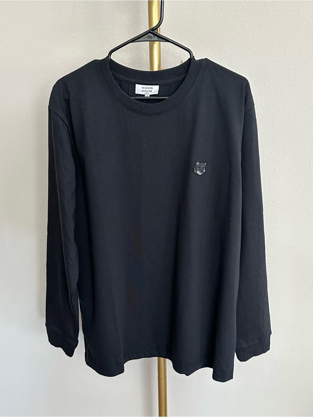 MAISON KITSUNÉ  Bold Fox Head Patch Comfort Long Sleeve